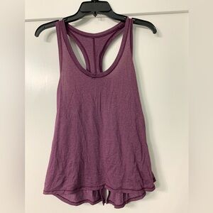 Size 6 Lululemon burgundy racerback tank